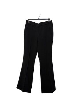 The Limited Womens Black Pull-On Flare Pants Size 12 Tall- Elastic Waist
